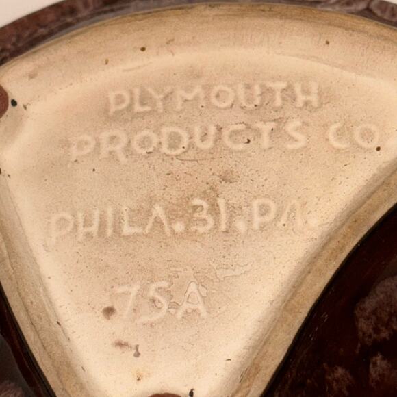 Mid-Century Modern Specled Ceramic Ashtray Plymouth Products Co, Philly - Picture 6 of 8